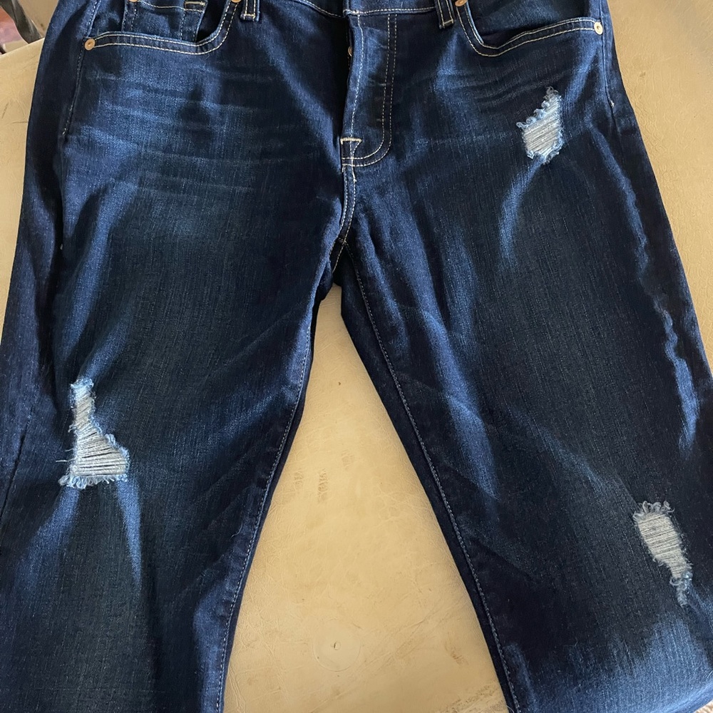 7 For All Mankind Womens Size 28 Josefina Skinny Boyfriend Jeans STRETCH